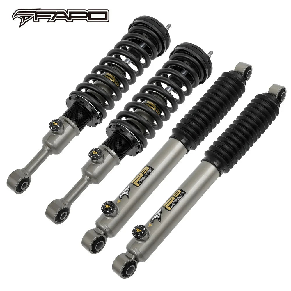8-Stage Full Set 0-2 in Lift Struts for 2005-2016 Toyota Hilux 4WD / RWD N70