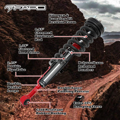 FAPO Front Off-Road Struts for Toyota Tacoma 2005-2023 0-2 in Lift PA164210 2PCS